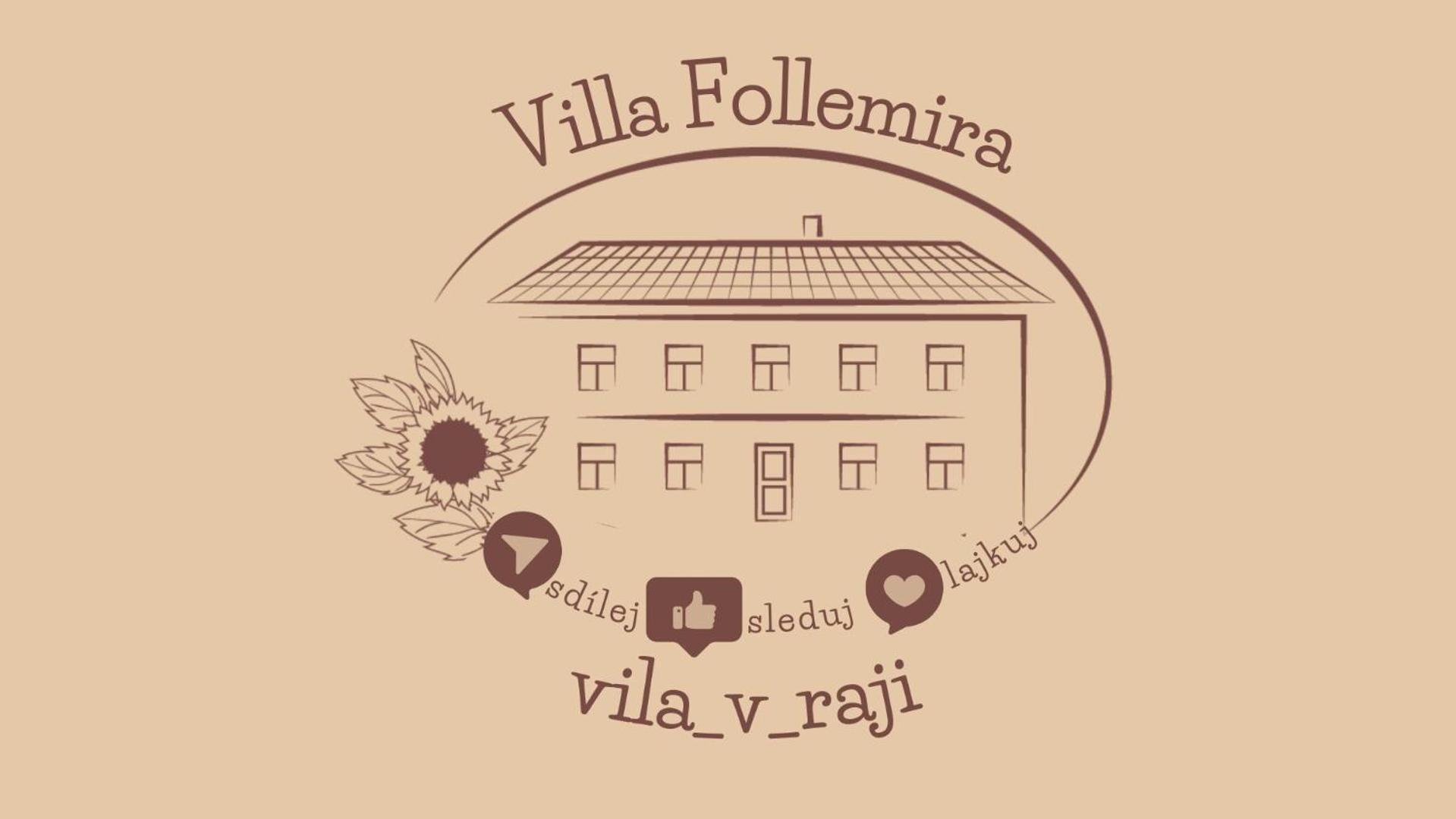 Villa Follemira Cz - Kitchen - Garden - Bike Storage Pencin エクステリア 写真
